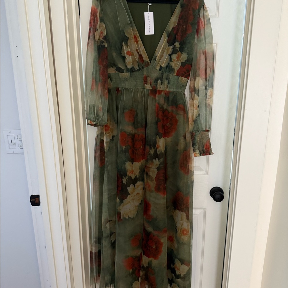 Baltic Born Red and Green long dress